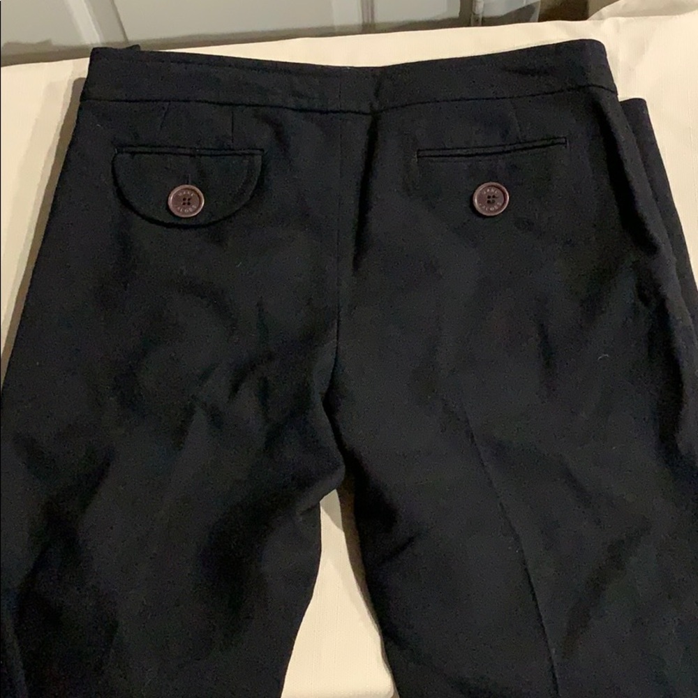Marc Jacobs black 100% wool pants